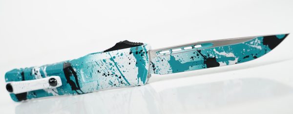 Microtech 1143-1 TQWHBKSPLS Combat Troodon TQ/WH Splatter