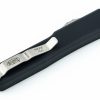 Microtech 148-10 UTX-70 Stonewashed, Black Aluminum Handles - Image 5