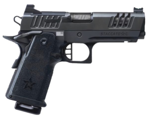 Staccato C Compact Grip Flat Trigger DLC X-Series 4" 9mm