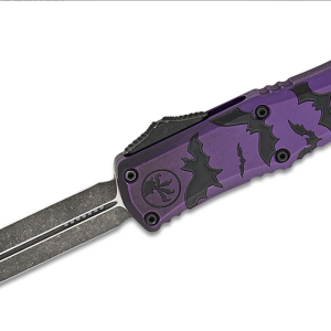 Microtech 1702M-1HWBAS Hera II Mini Halloween Bats