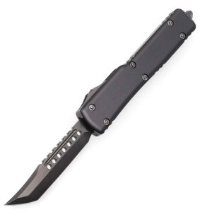 Microtech 419-1DLCTSH UTX-70 HH DLC Shadow Engraved
