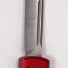 Microtech 148-4RD UTX-70 Satin, RED Handles - Image 3