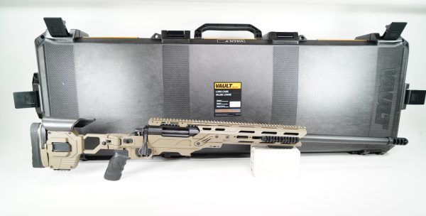 Surgeon Remedy 1581R .338 Lapua Cadex Dual Strike Chassis FDE