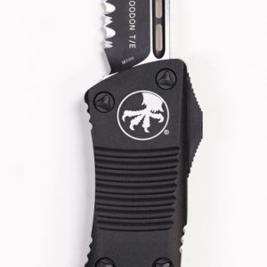 Microtech 140-3T Troodon Black Full Serrated