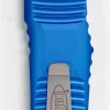 Microtech 142-11BL Combat Troodon Stonewashed, Blue Handle - Image 5