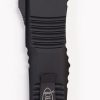 Microtech 144-3T Combat Troodon Serrated Blade, Black Handle - Image 3