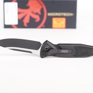 Microtech 160A-1T Socom Elite Tactical BLK Plain Blade