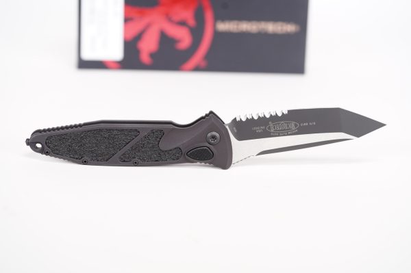 Microtech 161A-2T Socom Elite Tactical BLK Tanto Combo Blade