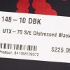 Microtech 148-10DBK UTX-70 Stonewash, Distressed BLK Handle - Image 3