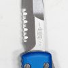 Microtech 120-11APBL Ultratech Apocalyptic Bayonet, Blue Handle - Image 3