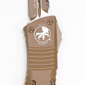 Microtech 142-3CTA Combat Troodon Cerakote Tan Handle