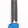 Microtech 147-3BL UTX-70 Black Plain/Serrated, Blue Handles - Image 5