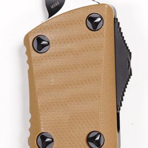 Microtech 238-3GTTAS Troodon Mini Tan G10 Composite Top
