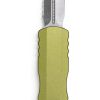 Microtech 225-6OD Dirac D/E Satin Serrated OD Green - Image 2
