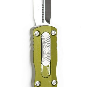 Microtech 225-4OD Dirac Double Edge Satin OD Green