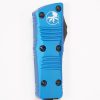 Microtech 238-3BL Troodon Mini D/E Combo Dagger, BLU Handle - Image 3