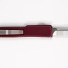 Microtech 148-4MR UTX-70 OTF AUTO Satin, Merlot Handle - Image 3
