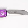 Microtech 233-10VI UTX-85 Stonewashed Tanto, Violet Handles - Image 3