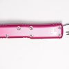 Microtech 233-10PK UTX-85 Stonewashed Tanto, PINK Handles - Image 3