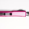 Microtech 122-3PK Ultratech Black Dagger Combo Blade, PINK - Image 5