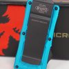 Microtech 157-1TQ Exocet Money Clip Black, Turquoise Handles - Image 3