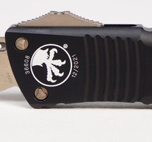 Microtech 143-14 Combat Troodon Single Edge Serrated Bronzed