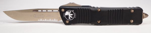 Microtech 143-14 Combat Troodon Single Edge Serrated Bronzed
