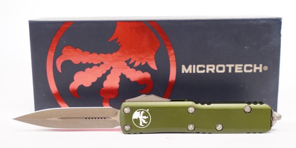 Microtech UTX-85 D/E 232-13APOD Apocalyptic OD Green Handle