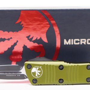 Microtech 238-1OD Mini Troodon D/E OD Green Handle