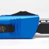 Microtech 240-1BL Troodon Mini Black DLC Tanto, Blue Handle - Image 3