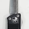 Microtech 240-4 Troodon Mini Satin Tanto Blade, Black Handle - Image 3