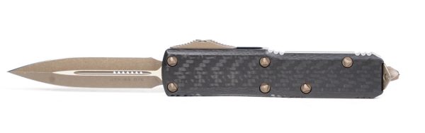 Microtech 232-13APCFS UTX-85 Signature Series BRZ Apoc w/ CF
