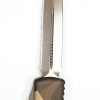 Microtech 122-15LPGETACS Ultratech Tan Geo Camo Front Serrations - Image 4