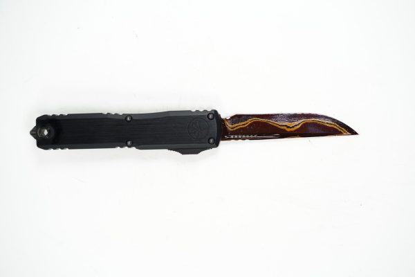 Microtech Ultratech GEN III Blued Coppermai Damascus