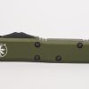 Microtech 233-2OD UTX-85 BLK Tanto Combo, OD GRN Handles - Image 5