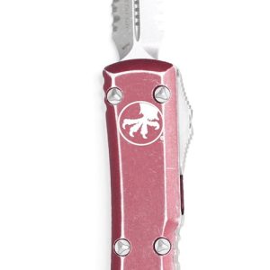 Microtech 122-D12DMR Ultratech Apoc Distressed Merlot