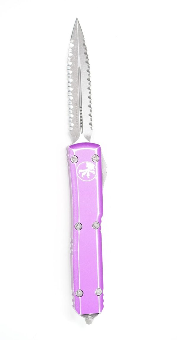 Microtech 122-D12DVI Ultratech Apocalyptic Distressed Violet