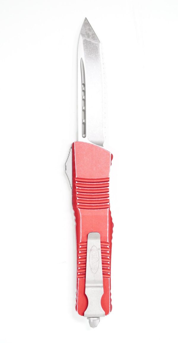Microtech 144-12DRD Combat Troodon T/E Apoc Distressed Red