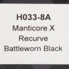Heretic H033-8A Manticore X Recurve BLK, Battleworn BLK - Image 5