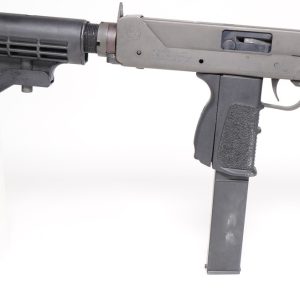 SWD INC M-11 9mm with AR-15 Buttstock and upgraded magwell