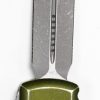 Microtech 232-10DOD UTX-85, Distressed OD Green Handle - Image 3