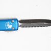 Microtech 122-6BL Ultratech Satin, Blue Handle - Image 5
