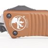 Microtech 142-2TA Combat Troodon Black, Tan Aluminum Handles - Image 3