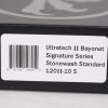 Microtech 120II-10S Ultratech Stonewash, Black Handle - Image 3