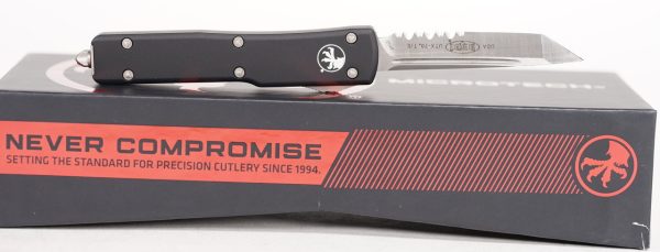 Microtech 149-5 UTX-70 Satin Partial Serrated