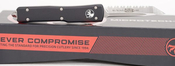 Microtech 149-6 UTX-70 Satin Full Serrated