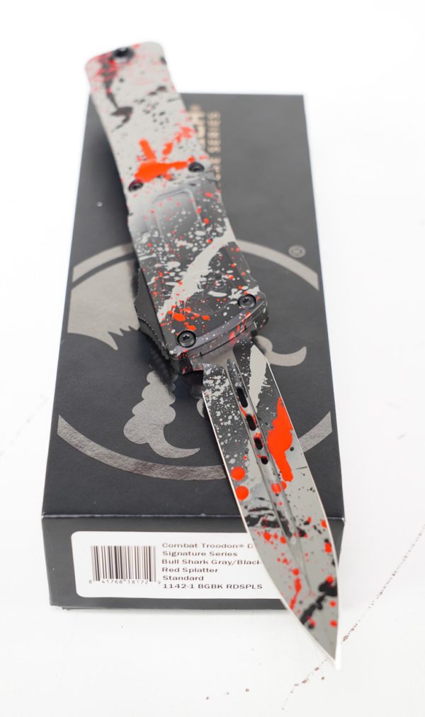 Microtech 1142-1BGBKORSPLS Combat Troodon Bull Shark