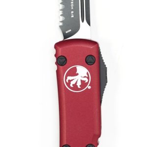 Microtech 121-2MR Ultratech D/E Full Serration Red