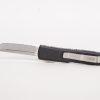 Microtech 233-11 UTX-85 AUTO OTF 3" Stonewashed Tanto Combo Blade, Black Aluminum Handles - Image 3