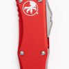 Microtech 702-4RD Hera Satin, RED Handles - Image 5